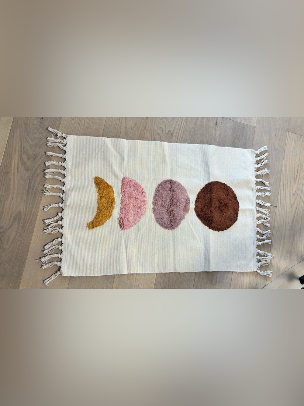 Bohemian Moon Phases Rug 34” x 23”